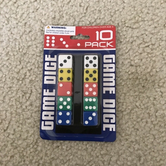 Toys | Game Dice 1 Pack New | Poshmark